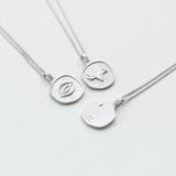 Celestial necklace silver