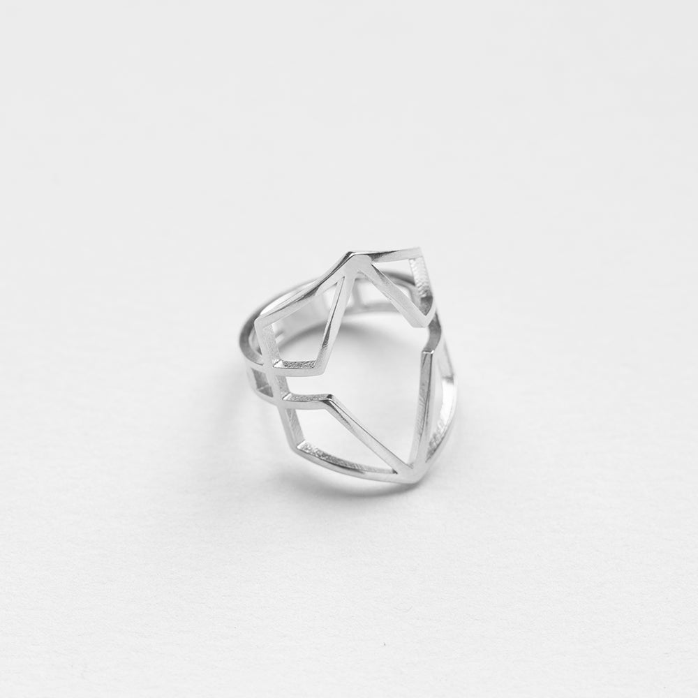 Αθήνα κέντρο Exarcheia ring silver