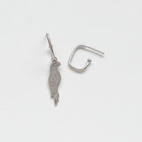 Αθήνα κέντρο parakeet earring charm silver