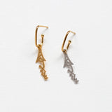 Αθήνα κέντρο earring charm silver