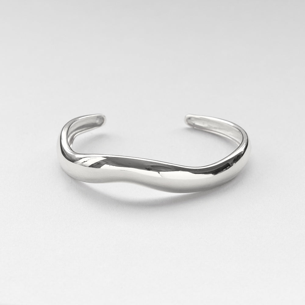 Vague bracelet silver