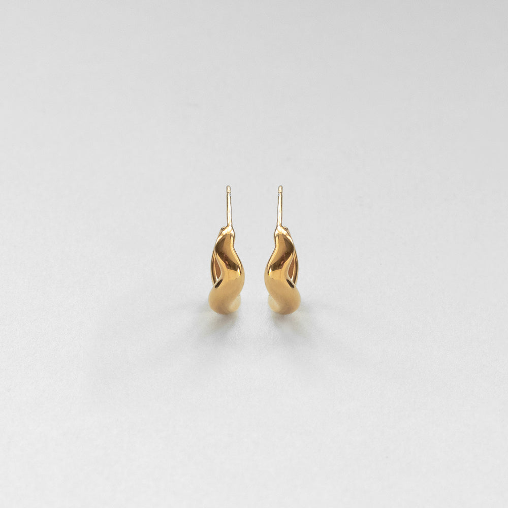 Vague hoops S gold