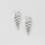 Coquilles slice earrings silver