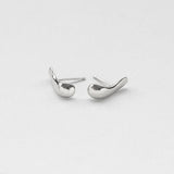 L'eau swell earring silver