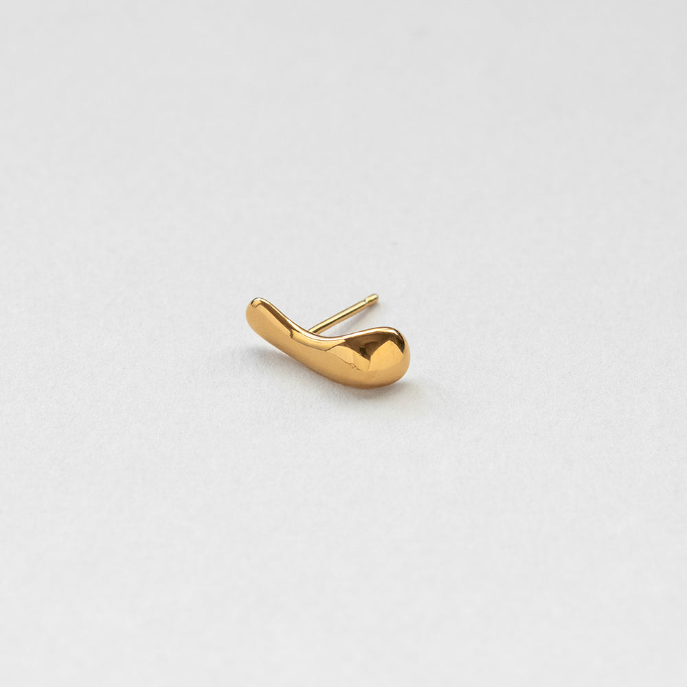L'eau swell earring gold