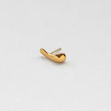 L'eau swell earring gold
