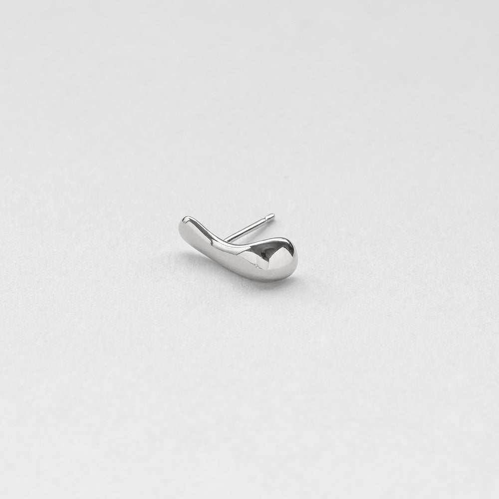 L'eau swell earring silver