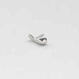 L'eau swell earring silver