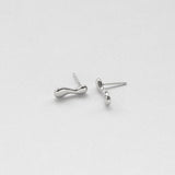L'eau flow earrings silver