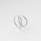 Sirène alto hoops silver