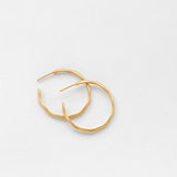 Sirène mezzo hoops gold