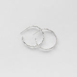 Sirène soprano hoops silver