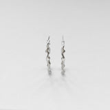 Sirène soprano hoops silver