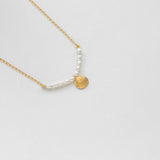 Coquilles jouet pearl necklace gold