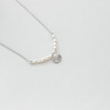 Coquilles jouet pearl necklace silver