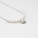 Coquilles jouet pearl necklace silver