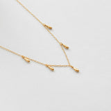 L'eau charm necklace gold