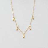 L'eau charm necklace gold