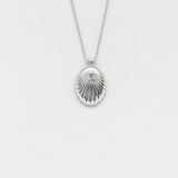 Pralines necklace L silver