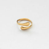 L'eau drops ring gold
