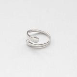 L'eau drops ring silver