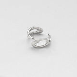 L'eau ripple ring silver