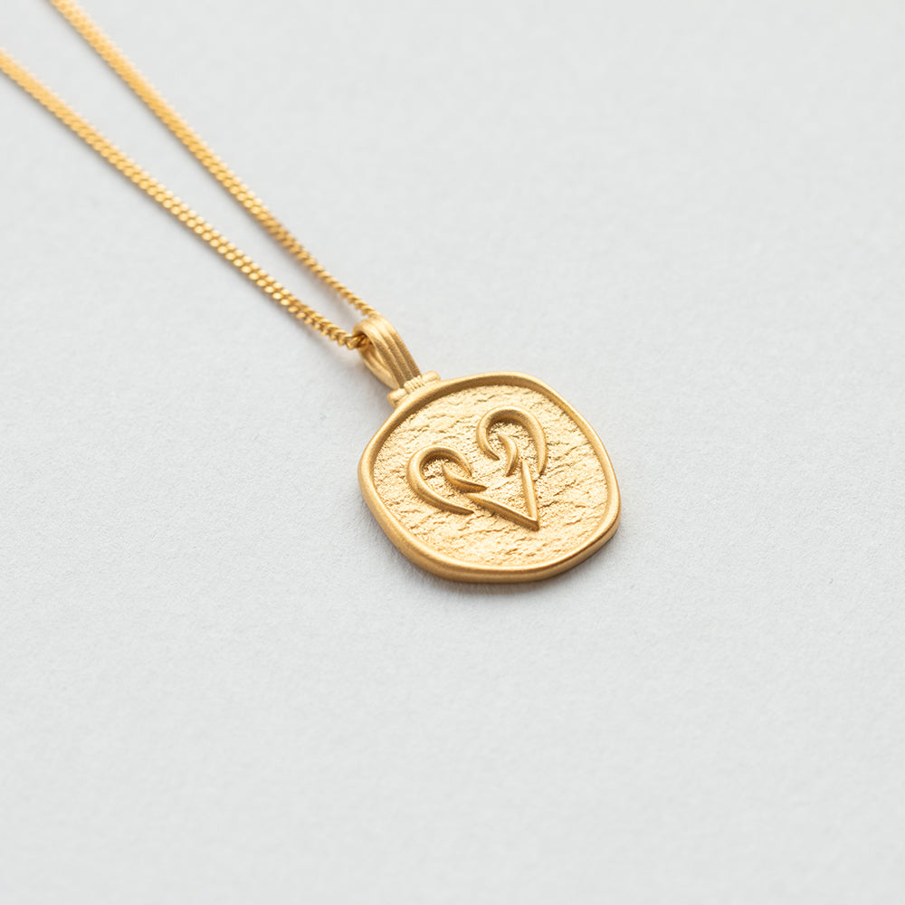 Celestial necklace gold