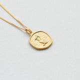 Celestial necklace gold