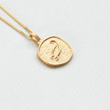 Celestial necklace gold