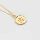 Celestial necklace gold
