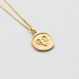 Celestial necklace gold