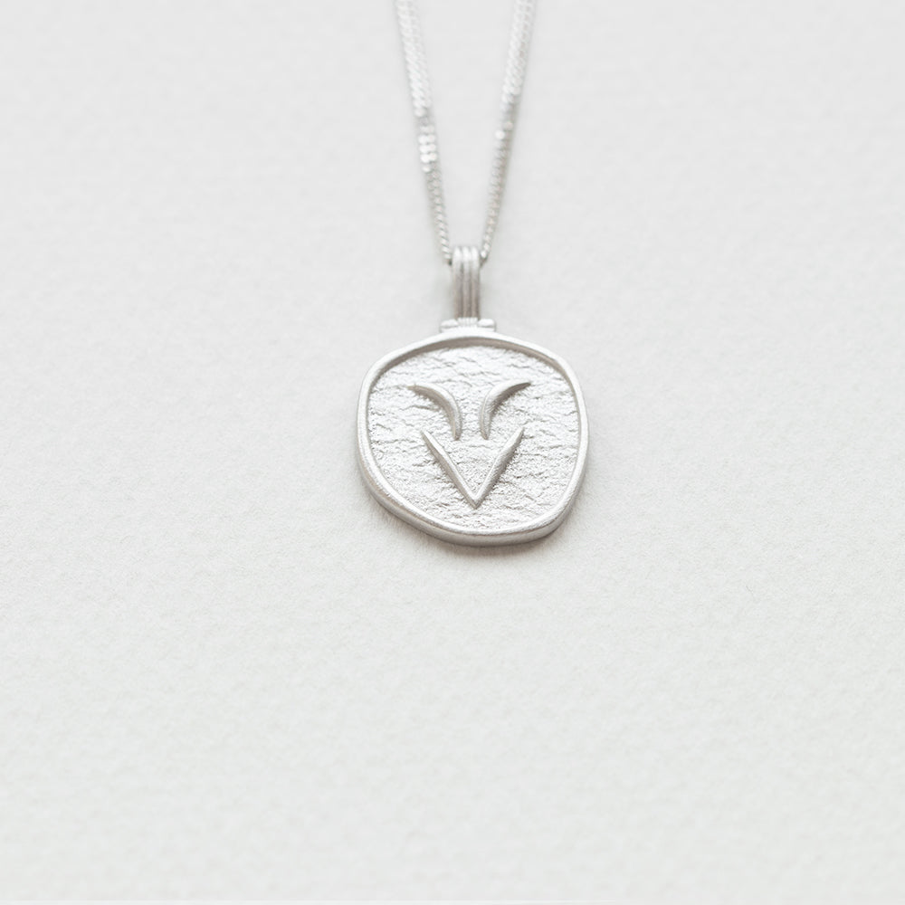 Celestial necklace silver