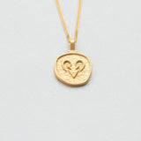 Celestial necklace gold