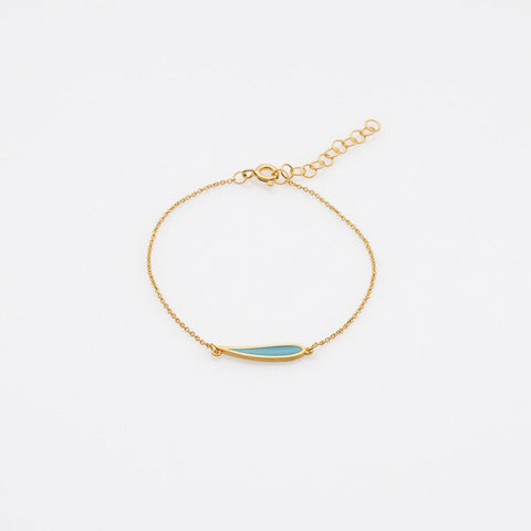 Palette Extended leaf bracelet gold