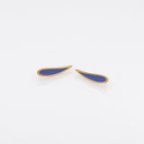 Palette Extended leaf earrings gold