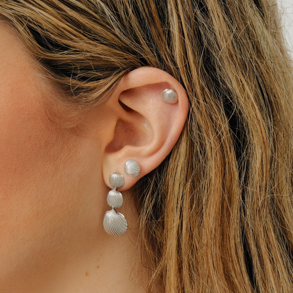 Coquilles jouet earrings silver