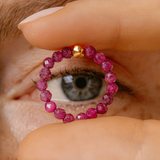 Terrestrial ruby ring gold