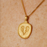 Celestial necklace gold