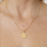 Celestial necklace gold