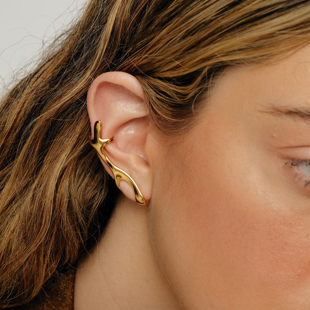 L'eau earpiece gold