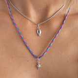Lithrini necklace charm silver