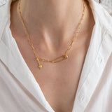 Vibing necklace gold