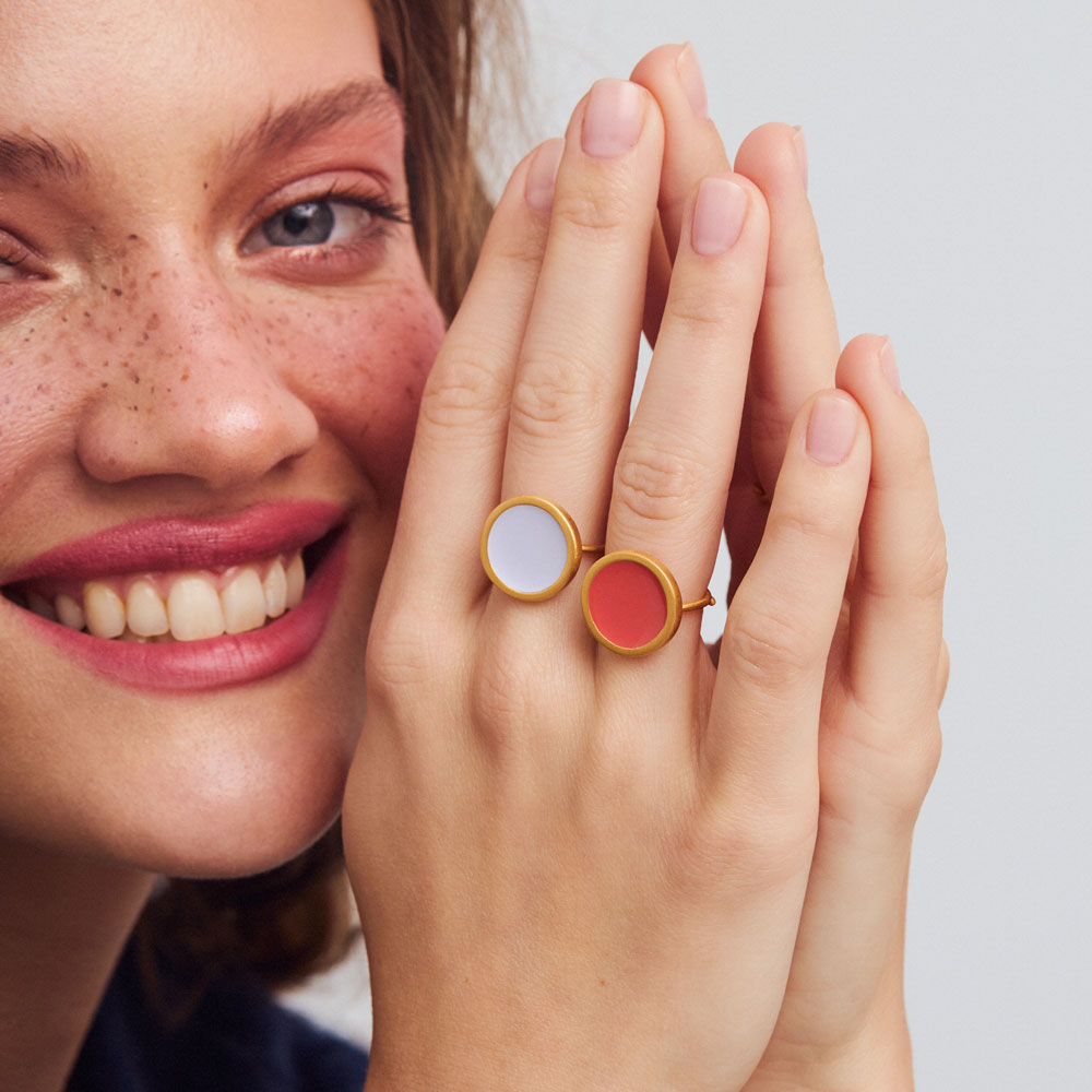 Palette L ring gold