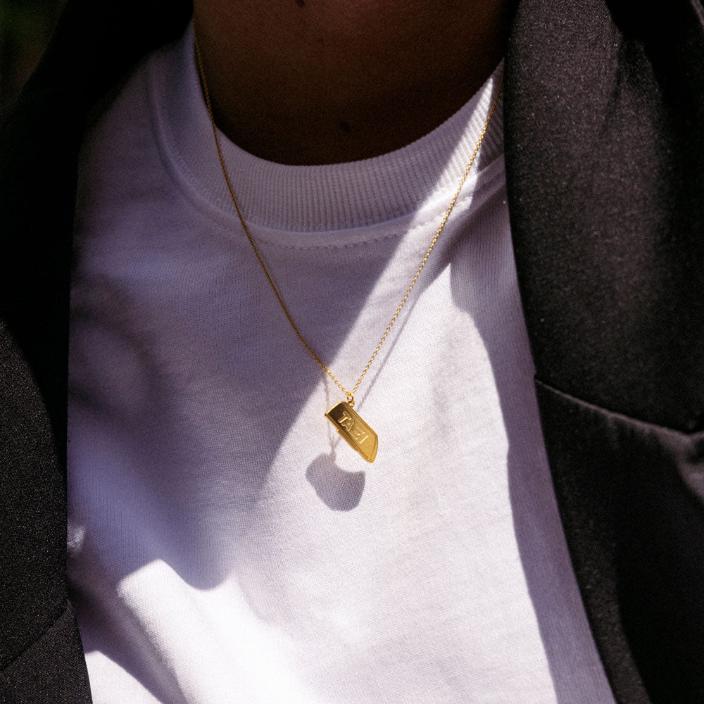 Αθήνα κέντρο Ταξί necklace gold