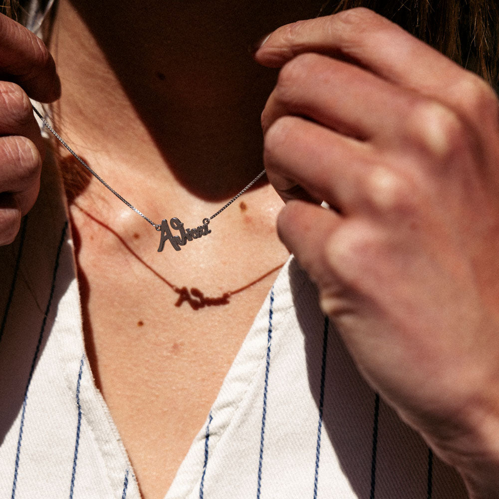 Αθήνα κέντρο necklace silver