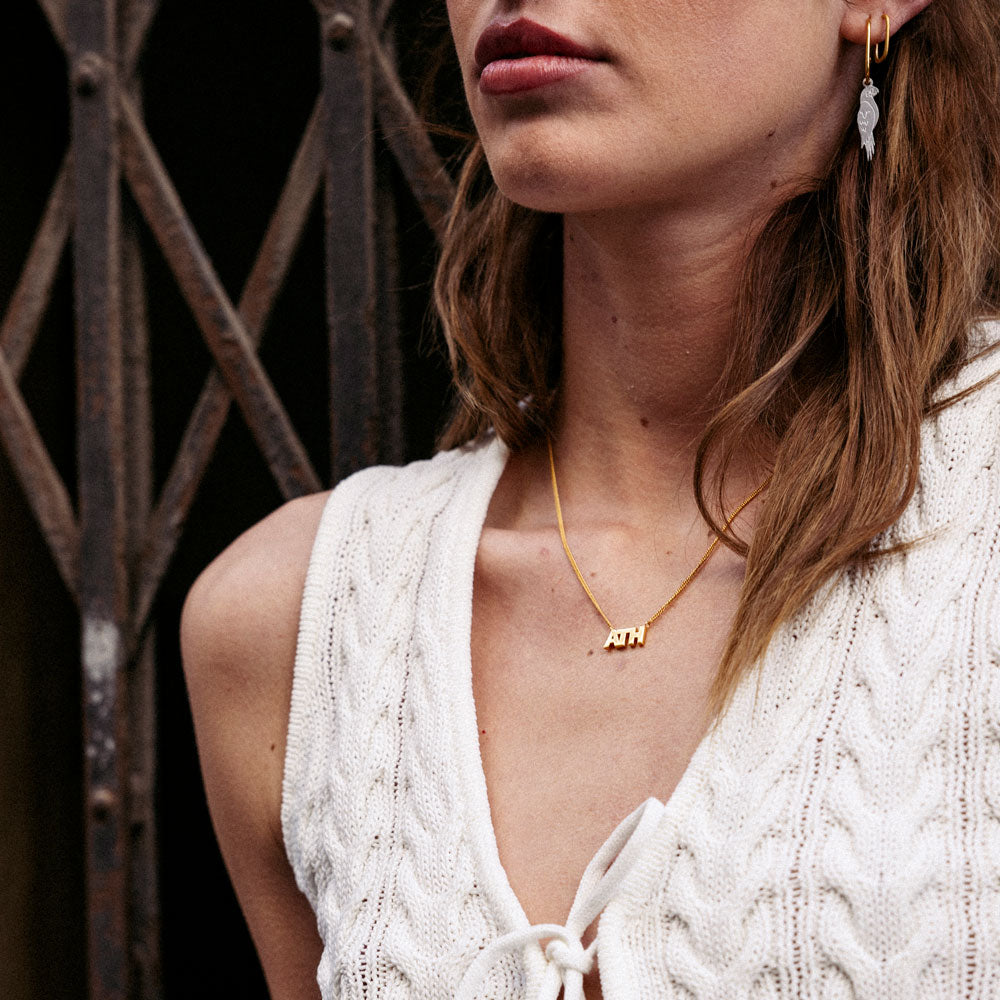 Αθήνα κέντρο ATH necklace gold