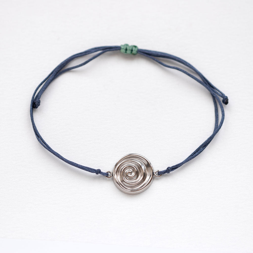 Spinning bracelet silver