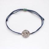 Spinning bracelet silver