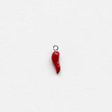 Cornicello earring charm silver