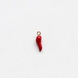 Cornicello earring charm gold